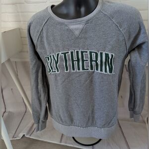 Universal Studios Slytherin Sweatshirt Green Embroidery Unisex